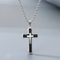 Men's Trendy Stainless Steel Three-Layer Three-Dimensional Cross Pendant Accessory Jewelry Wholesale
