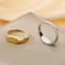 Stylish Niche Oval Ring in Stainless Steel with Number 11