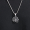 Men's Stainless Steel Cast Snake Pendant Necklace Punk Style Jewelry