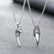 Trendy Retro Wolf Tooth Pendant, Personalized and Domineering, Blackened Eagle Claw Stainless Steel Men's Pendant