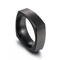 Cross-Border European and American Minimalist Frosted Ring, Ins-Style Fashion Plain Square Stainless Steel Men's Brushed Finger Ring
