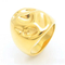 Trendy Metal Geometric Lava Ring Stylish Personalized Textured Stainless Steel Ring Wholesale