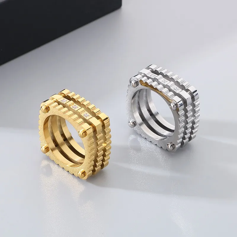 Stainless Steel Jewelry Fashion Ring Suitable for Daily Wear