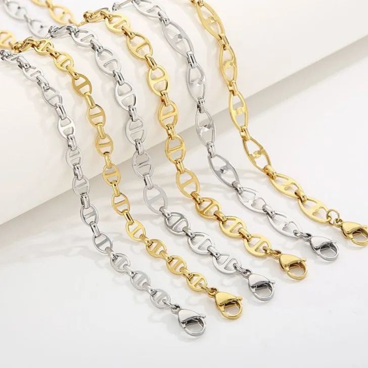 Minimalist Stainless Steel Chain Necklace for Stylish Women