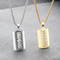 Retro Trendy Unique Rhombus Pattern Razors Stainless Steel Men's Pendant