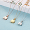 Small and High-End Stainless Steel Creative Cute Cat Pendant Collarbone Necklace
