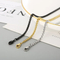 Factory Direct Wholesale 3mm Japanese and Korean Style Clavicle Chain with Matching Chain, Fashionable and Minimalist Titanium Steel Flower Basket Chain Unisex