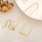 New Stainless Steel Electroplated "Mama" Letter Pendant Necklace for Mother's Day
