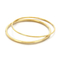 European American Fashion Polished Round Wire Stainless Steel Bracelet DIY Stackable Bangle