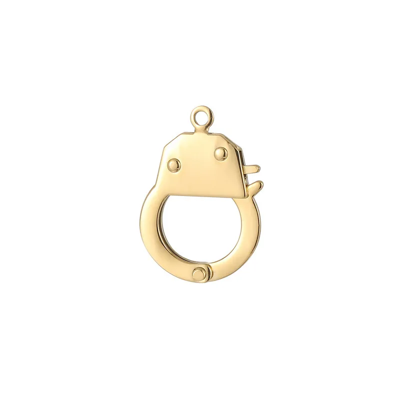 Stainless Steel Jewelry Accessories, Handcuffs Shaped Bracelets, Necklaces, Connecting Buckles