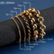 Personalized O-Shaped Circular Bead Chain Punk Style Stainless Steel Men's and Women's Bracelet Wholesale