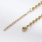 New Arrival Stainless Steel Minimalist Beaded Chain Hollow Ball Handmade Chain Bracelet