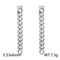 Cuban Chain Earrings Punk Style Chain Terms Stainless Steel Tassel Jewelry
