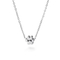 Korean Minimalist Cat Paw Print Necklace Stainless Steel Jewelry Bracelet Ring