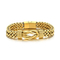 Fashion Stainless Steel Woven Keel Bracelet Boys Personality Hip Hop Retro Fried Dough Twists Knot Bracelet