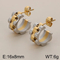 Watch Chain Shaped Earrings Made of Stainless Steel Jewelry Suitable for Daily Wear