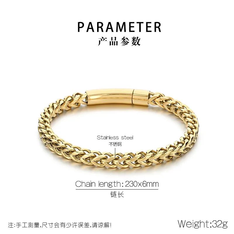 Niche Design Ins Style Stainless Steel Chain Bracelet Suitable for Daily Wear
