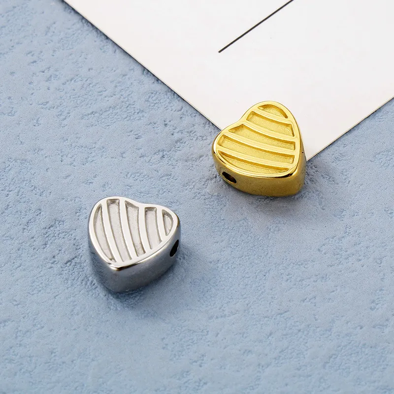 Stainless Steel Heart-Shaped Accessories DIY Jewelry Material