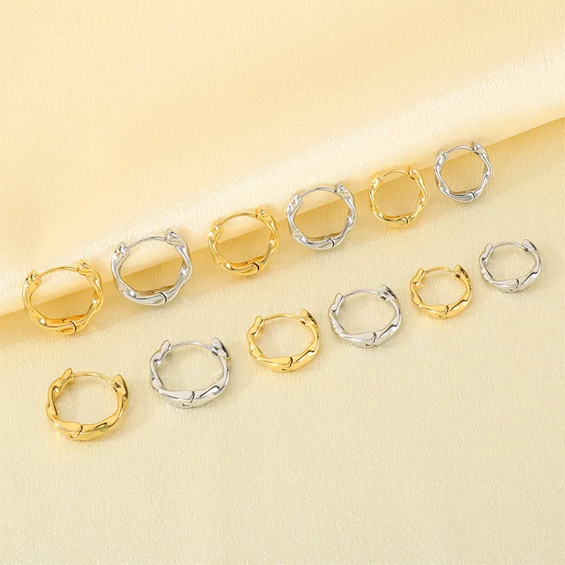 Stainless Steel Fashionable Jewelry Women's Earrings Suitable for Daily Wear