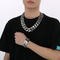 Bold Stainless Steel Jewelry Fashion Jewelry Glossy Domineering Men's Trendy Bracelet