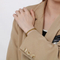 Unisex Stainless Steel Braided Bracelet with 18K Gold Finish