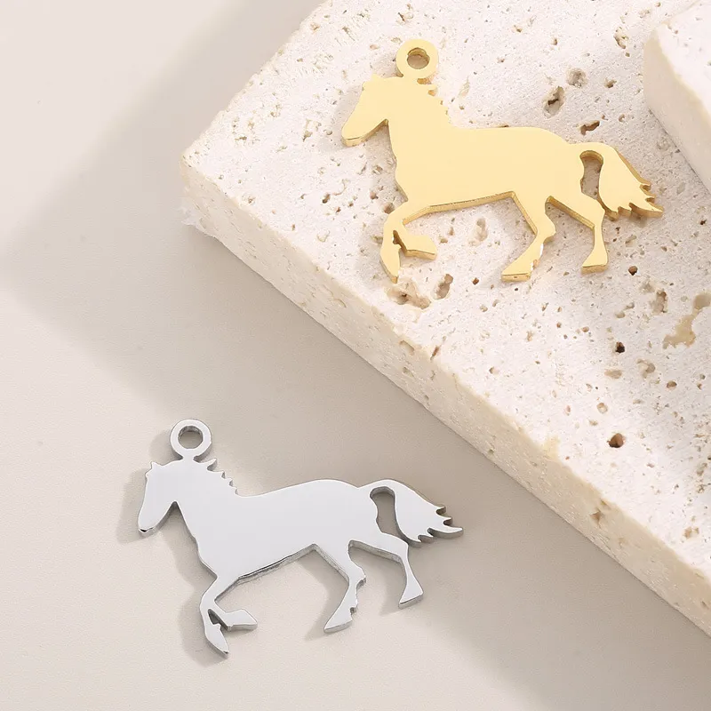 Stainless Steel Animal Series Jewelry Accessories, Personalized DIY Necklace Pendant