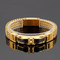 Fashion Creative Chain Stainless Steel Men's Magnetic Buckle Gold Plated Zircon Bracelet