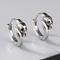 Design Inspired Earrings, Men's and Women's Personalized Fashion, Retro Rose Stainless Steel Earrings Accessories
