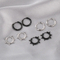 Wholesale Trendy Men's and Women's Earrings Jewelry Stainless Steel Cone Round Earrings