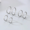 Stainless Steel Jewelry Coil Earrings Suitable for Both Men and Women for Daily Wear