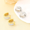 Stainless Steel Rhinestone Earrings Suitable for Daily Wear