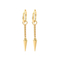 Kalen New Neutral Stainless Steel Chain Cone Pendant Earrings Jewelry Wholesale