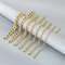 Stainless Steel Nk Chain Bracelet Men Women Wholesale Vacuum 18K Plated Jewelry