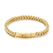 Trendy Vintage-Style Bracelet with a Dragon Bone Chain Design, Featuring European and American Retro Fashion, Simple Stainless Steel, Round and Polished, Revers