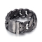 Fashion Multi-Color Minimalist Retro Stainless Steel Men's Thick Cuban Bracelet