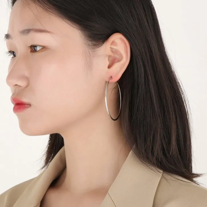 Wholesale Large Hoop Earrings: Simple and Chic Women's Jewelry