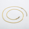 European and American Creative Personalized Chain Bracelet Stainless Steel Cool Style Women's Short Blade Chain Necklace