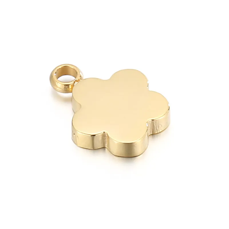 Fashion Stainless Steel Pendant, Gold Pendant, Three-Dimensional Polished Jewelry Accessories