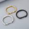 Trendy and Personalized Stainless Steel Creative Barbell Men's Steel Wire Bracelet Jewelry