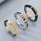 Trendy Stainless Steel Geometric Woven Multi-Layer Personalized Leather Bracelet