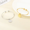Stylish 18K Gold Round Cross Stainless Steel Openning Bangle Jewelry Wholesale