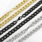 Simple Stainless Steel Grinding Chain Hip-Hop Necklace, Street Hip-Hop Stainless Steel Fashion Jewelry, Nk Chain