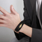 Fashionable Stainless Steel Feather Multi-Layer Woven Leather Men's Bracelet Jewelry
