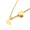 Stylish 26 Capital Letters Heart-Shaped Pull-out Stainless Steel Necklace