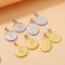 Komi Saint Benedict Christian Stainless Steel Disc Necklace Priest Exorcist Pendant