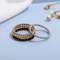 Fashion Simple Style Men and Women Universal Stainless Steel Fried Dough Twists Plain Ring Jewelry