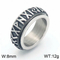 Fashion Retro Stainless Steel Creative Nordic Viking Rune Rotatable Ring Jewelry Wholesale