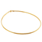 European American Collar Round Stainless Steel Necklace 18K Gold Women's Jewelry Wholesale