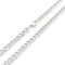 Fashion Minimalist Cuban Link Chain Necklace Hexagon Polished Unisex Stainless Steel Necklace