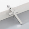Stainless Steel Jewelry Cross Scripture Pendant Necklace for Both Men and Women
